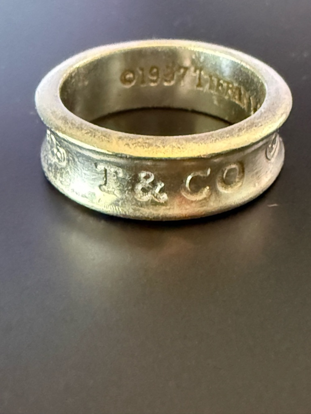 Tiffany 1837 Collection Sterling Silver Band Ring - Picture 4 of 9